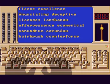 Mavis Beacon Teaches Typing screen shot game playing